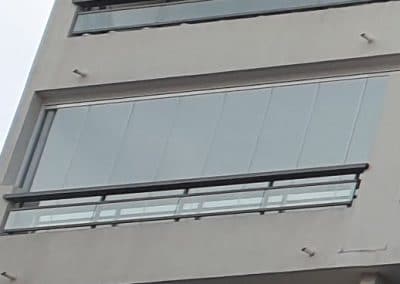 Rideau de verre en fermeture de balcon Marseille 13010